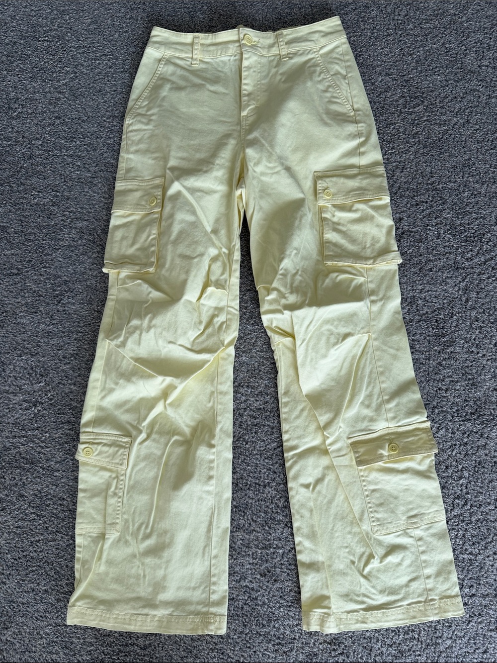Women’s wild fable Light Yellow Wide Leg Cargo Pants
